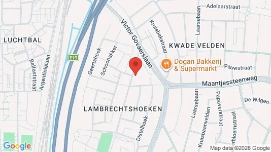 Apartments for rent i Antwerp Merksem - kort over placeringen