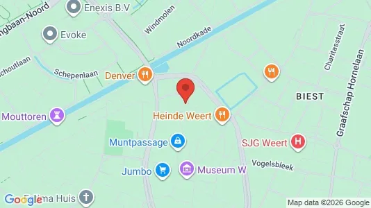 Apartments for rent i Weert - kort over placeringen