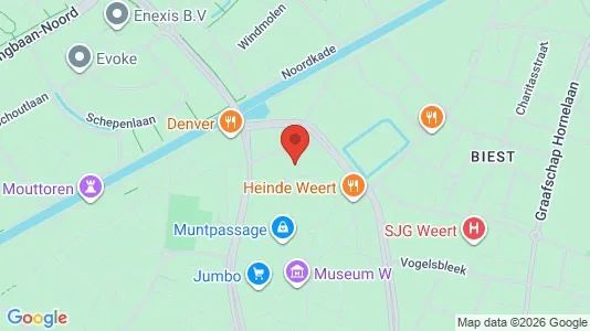 Apartments for rent i Weert - kort over placeringen
