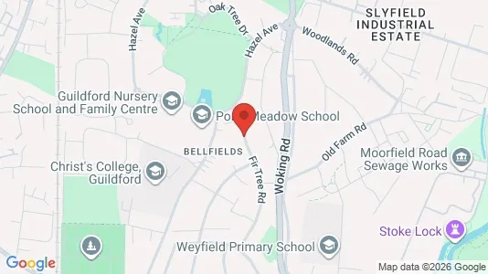 Apartments for rent i Guildford - Surrey - kort over placeringen