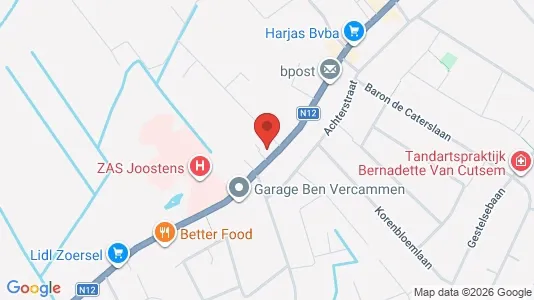 Apartments for rent i Zoersel - kort over placeringen