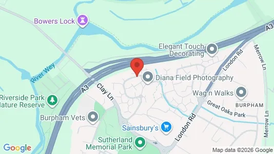 Apartments for rent i Guildford - Surrey - kort over placeringen