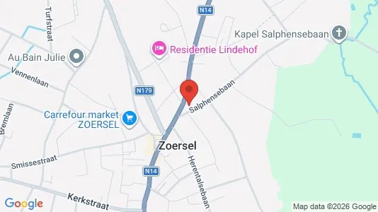 Apartments for rent i Zoersel - kort over placeringen