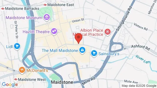 Apartments for rent i Maidstone - Kent - kort over placeringen