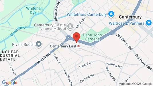 Apartments for rent i Canterbury - Kent - kort over placeringen