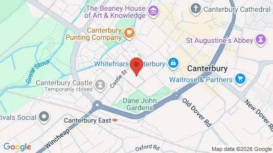 Apartments for rent i Canterbury - Kent - kort over placeringen