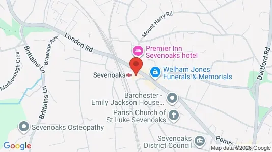 Apartments for rent i Sevenoaks - Kent - kort over placeringen