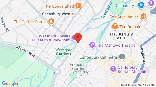 Apartments for rent i Canterbury - Kent - kort over placeringen