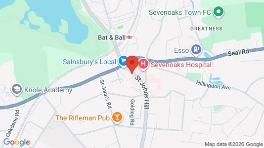 Apartments for rent i Sevenoaks - Kent - kort over placeringen