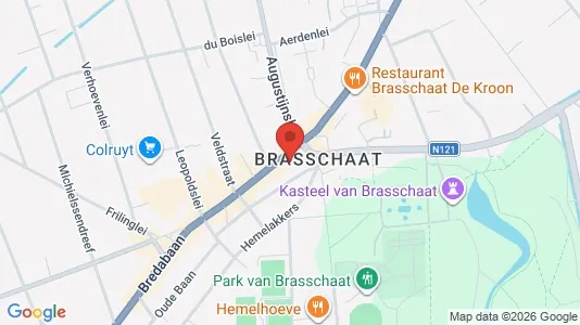 Apartments for rent i Brasschaat - kort over placeringen