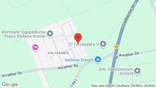 Apartments for rent i Krefeld - kort over placeringen