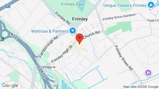 Apartments for rent i Camberley - Surrey - kort over placeringen