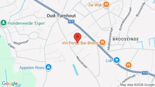 Apartments for rent i Oud-Turnhout - kort over placeringen
