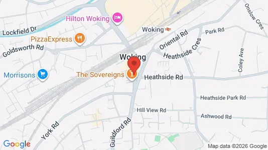 Apartments for rent i Woking - Surrey - kort over placeringen