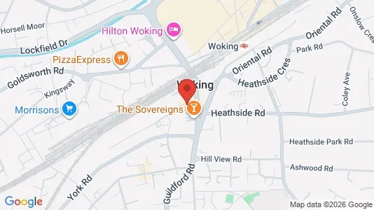 Apartments for rent i Woking - Surrey - kort over placeringen