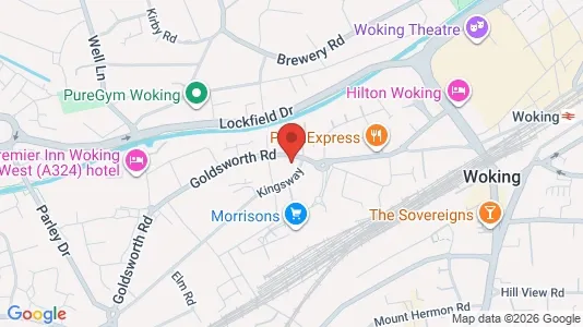Apartments for rent i Woking - Surrey - kort over placeringen