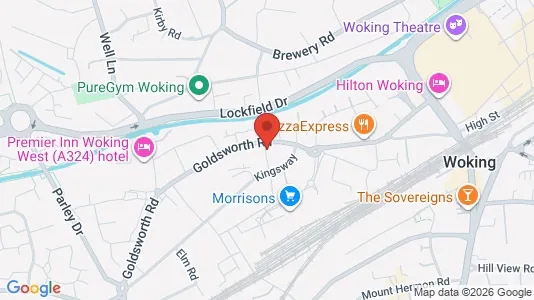 Apartments for rent i Woking - Surrey - kort over placeringen
