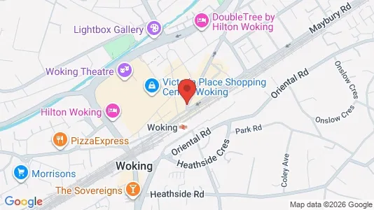 Apartments for rent i Woking - Surrey - kort over placeringen