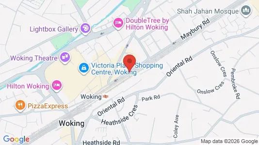 Apartments for rent i Woking - Surrey - kort over placeringen