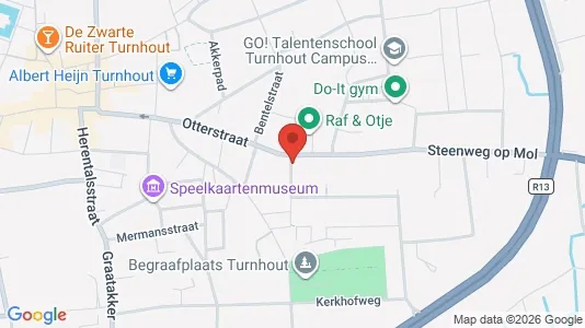 Apartments for rent i Turnhout - kort over placeringen