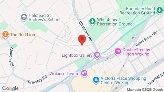 Apartments for rent i Woking - Surrey - kort over placeringen