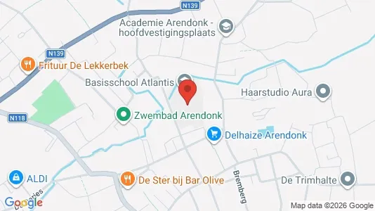 Apartments for rent i Arendonk - kort over placeringen
