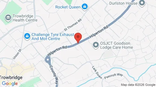 Apartments for rent i Trowbridge - Wiltshire - kort over placeringen