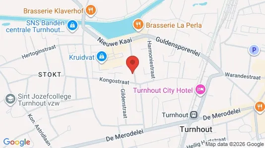 Apartments for rent i Turnhout - kort over placeringen