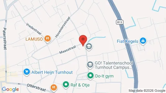 Apartments for rent i Turnhout - kort over placeringen