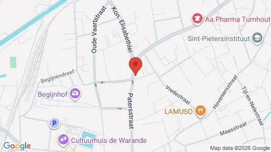 Apartments for rent i Turnhout - kort over placeringen