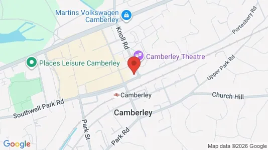 Apartments for rent i Camberley - Surrey - kort over placeringen