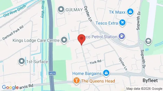 Apartments for rent i West Byfleet - Surrey - kort over placeringen