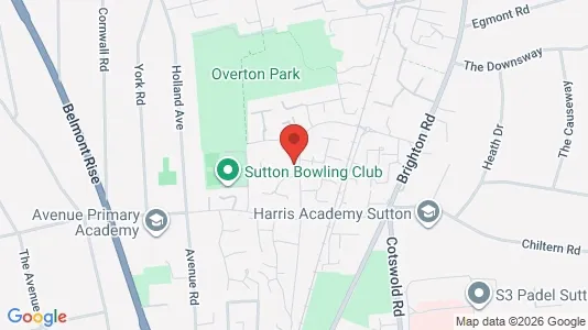 Apartments for rent i Sutton - Surrey - kort over placeringen