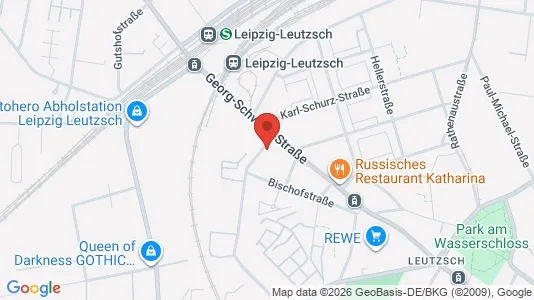 Rooms for rent i Leipzig - kort over placeringen