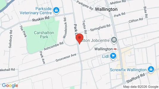 Apartments for rent i Wallington - Surrey - kort over placeringen