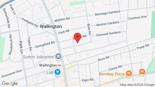 Apartments for rent i Wallington - Surrey - kort over placeringen