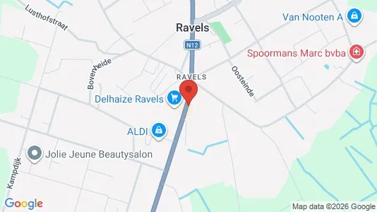 Apartments for rent i Ravels - kort over placeringen