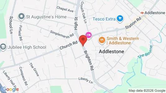 Apartments for rent i Addlestone - Surrey - kort over placeringen