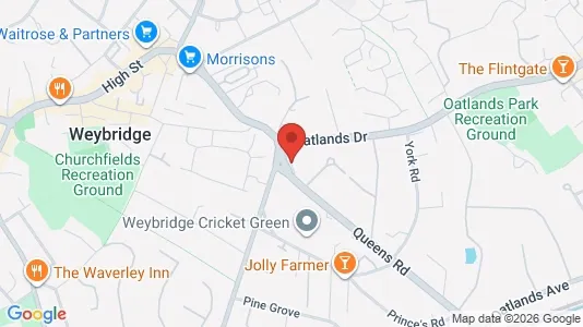 Apartments for rent i Weybridge - Surrey - kort over placeringen