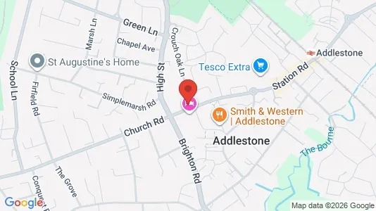 Apartments for rent i Addlestone - Surrey - kort over placeringen