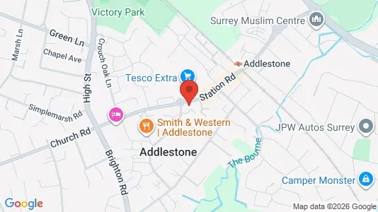 Apartments for rent i Addlestone - Surrey - kort over placeringen