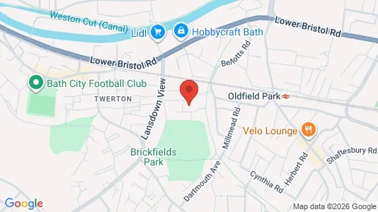 Apartments for rent i Bath - Avon - kort over placeringen