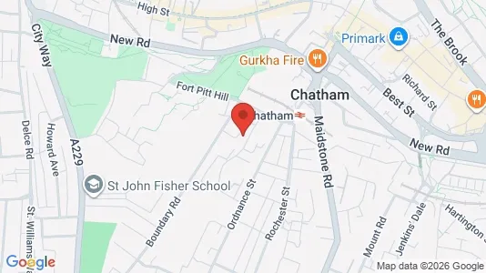 Apartments for rent i Chatham - Kent - kort over placeringen