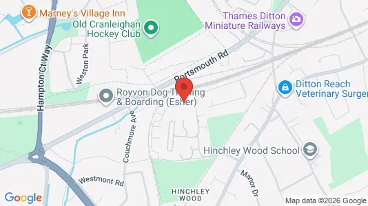 Apartments for rent i Thames Ditton - Surrey - kort over placeringen
