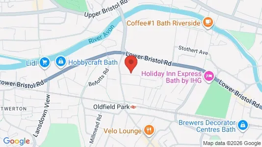 Apartments for rent i Bath - Avon - kort over placeringen