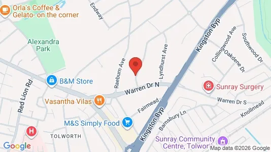 Apartments for rent i Surbiton - Surrey - kort over placeringen