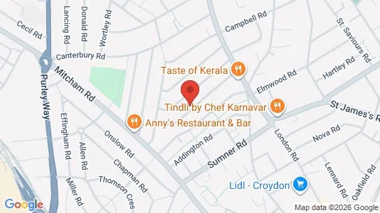 Apartments for rent i Croydon - Surrey - kort over placeringen