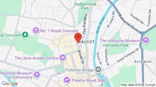 Apartments for rent i Bath - Avon - kort over placeringen