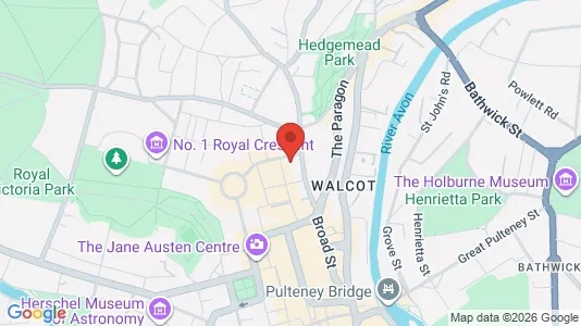 Apartments for rent i Bath - Avon - kort over placeringen
