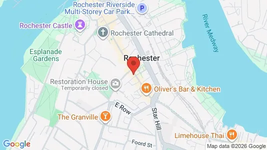 Apartments for rent i Rochester - Kent - kort over placeringen